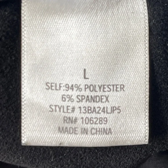 Alya Black Fringe Faux Suede Mini Skirt Size Large Western Style Cowgirl - Picture 6 of 8